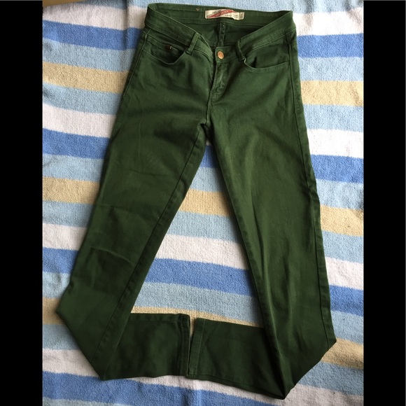 green core denim